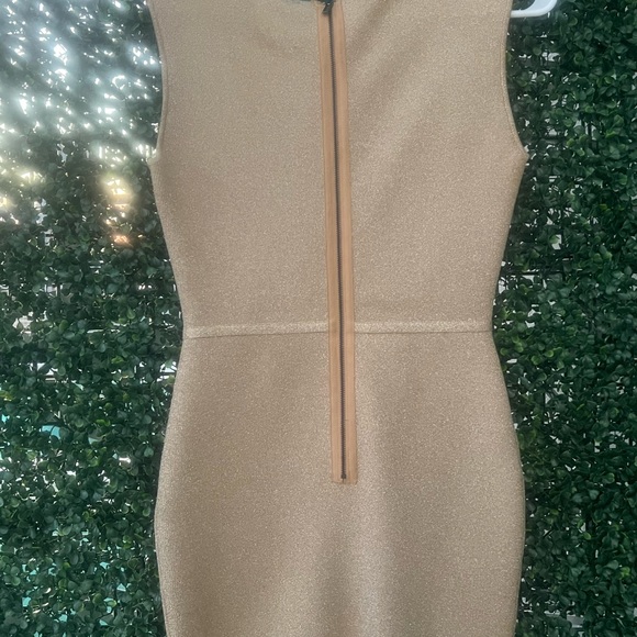 BCBG Max Azria Bandage Dress - "Pepper" - Gold - Picture 3 of 3